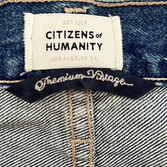 Citizens of Humanity premium vintage jeans size 28 button fly distressed - Picture 11 of 14